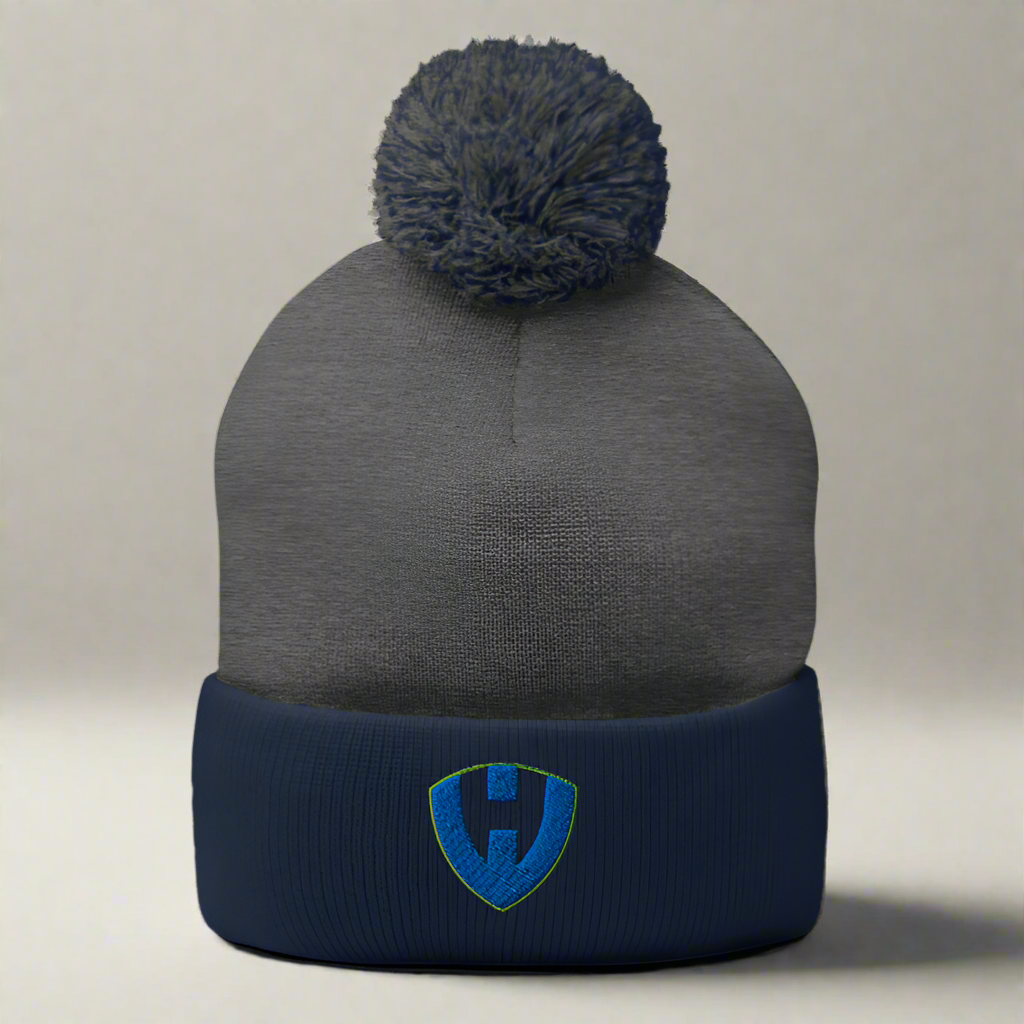 Hero shield puff Beanie