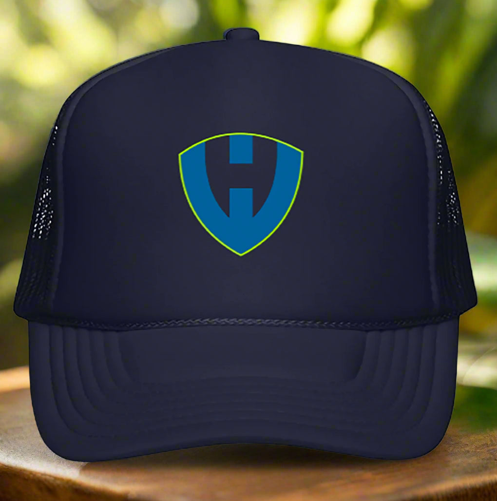 Hero shield trucker hat